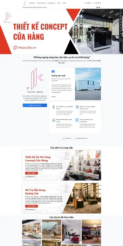Thiết kế website chuyên nghiệp, chuẩn SEO, giao diện đẹp, hiện đại.